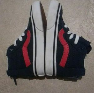 Vans Sk8-Hi Zip: Red, White & Blue toddler sz5